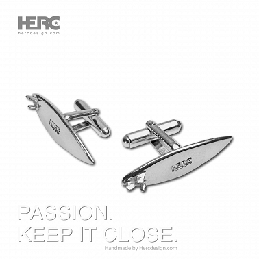 Surfing cufflinks