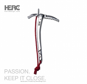 Ice Axe pendant necklace keyring