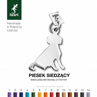 Piesek labrador zawieszka wisiorek naszyjnik