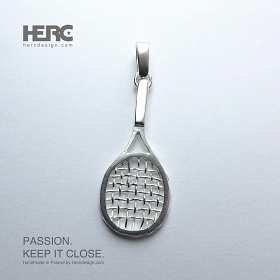 Tennis racket pendant Keychain
