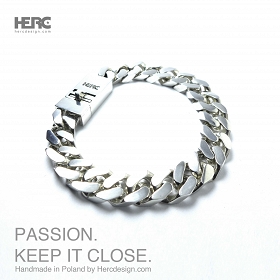 Armor bracelet thick silver 925 cuban bracelet