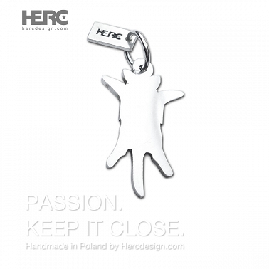 Kotek zawieszka srebrna charms